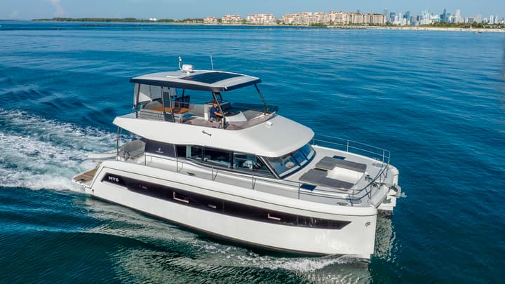 50 Fountaine Pajot luxury charter yacht - Venetian Marina & Yacht Club, North Bayshore Drive, Miami, FL, USA