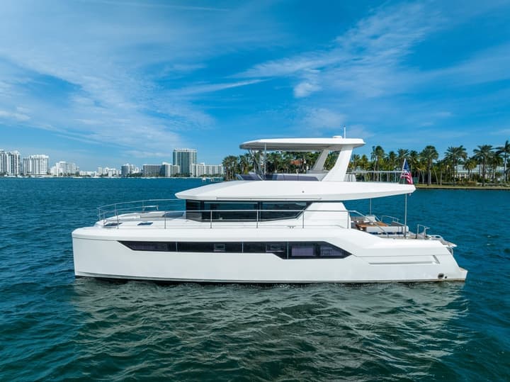 50.6 Leopard Catamarans luxury charter yacht - Venetian Marina & Yacht Club, North Bayshore Drive, Miami, FL, USA