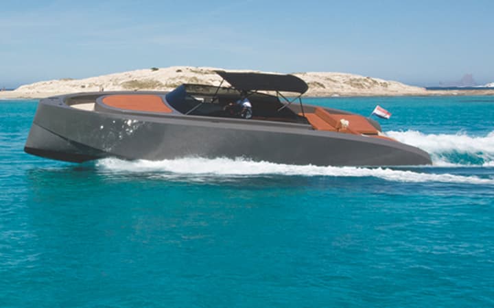 43 Vanquish luxury charter yacht - Botafoc Ibiza, Av. de Juan Carlos I, 07800 Ibiza, Balearic Islands, Spain