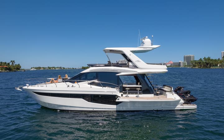 53 Galeon luxury charter yacht - Miami Beach Marina, Alton Road, Miami Beach, FL, USA