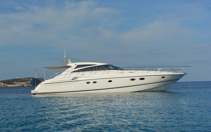 58 Princess luxury charter yacht - Botafoc Ibiza, Av. de Juan Carlos I, 07800 Ibiza, Balearic Islands, Spain